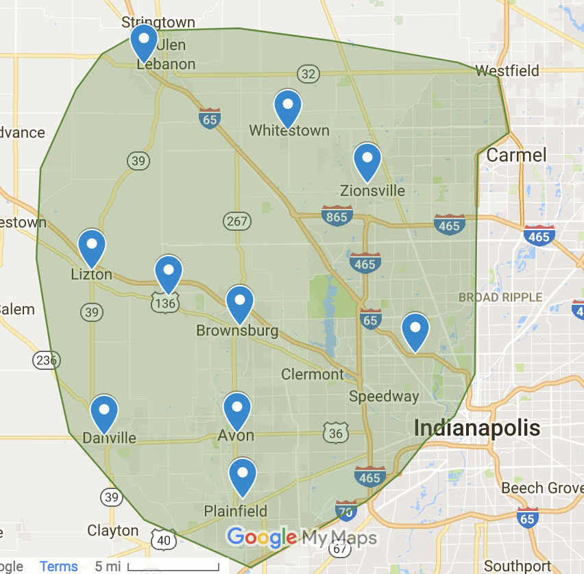 Service Areas